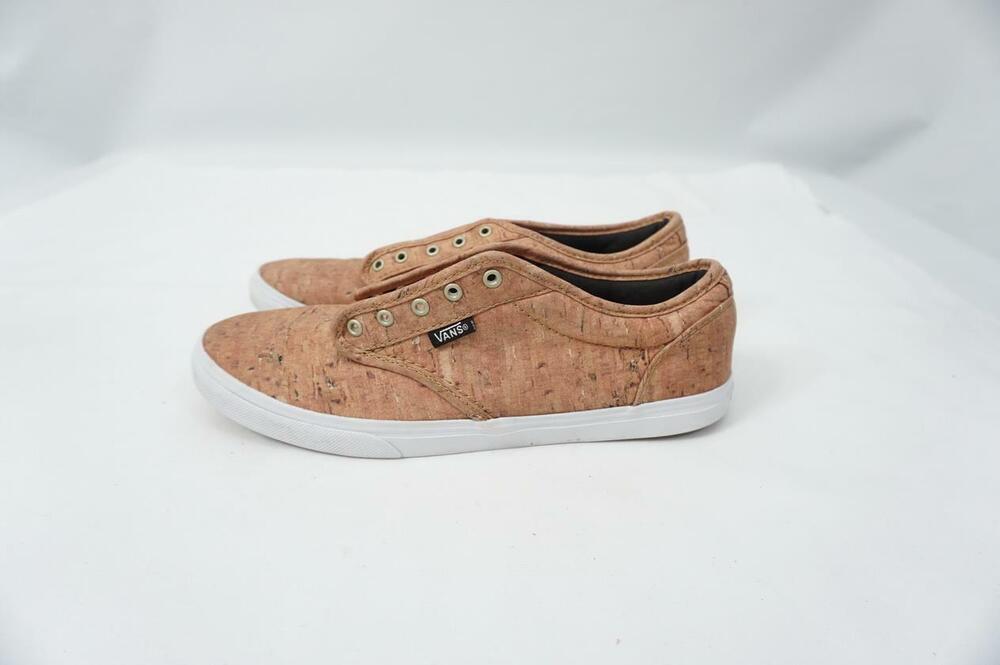 VANS ULTRACUSH WOMEN 8 USED OFF THE WALL CORK PRINT CLASSIC SNEAKERS 721356